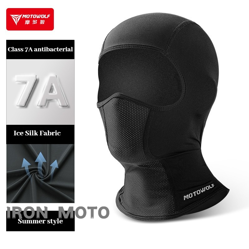 Running Gear Satisfy - Летняя велосипедная кепка Motowolf, дышащая анти-УФ-балаклава