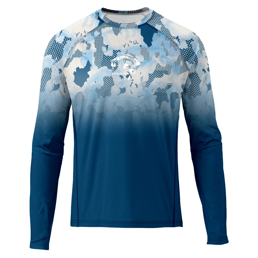 Running Gear Long Sleeve - Футболка для рыбалки Топы Одежда UPF