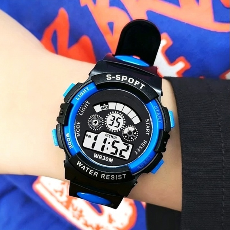 Running Gear Water - Детские электронные часы для мальчиков, водонепроницаемые,