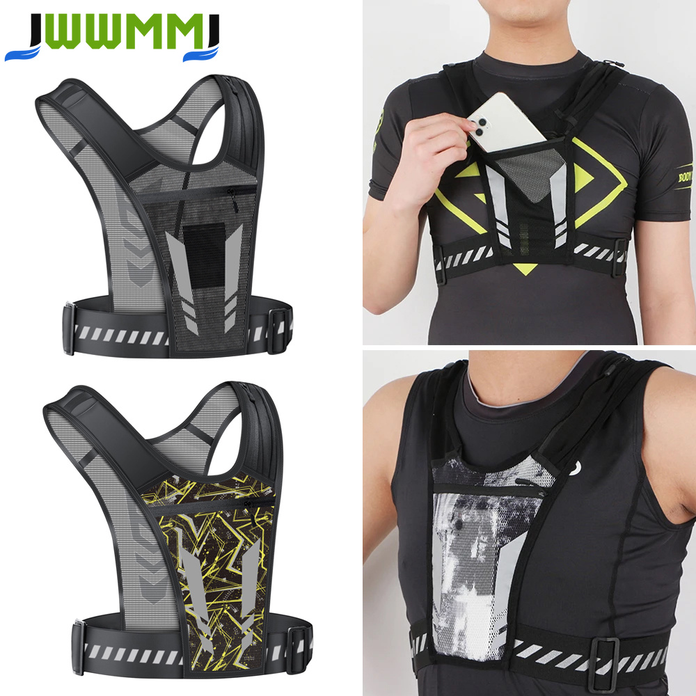 Running Gear For Your Phone - Светоотражающий жилет для бега с держателем