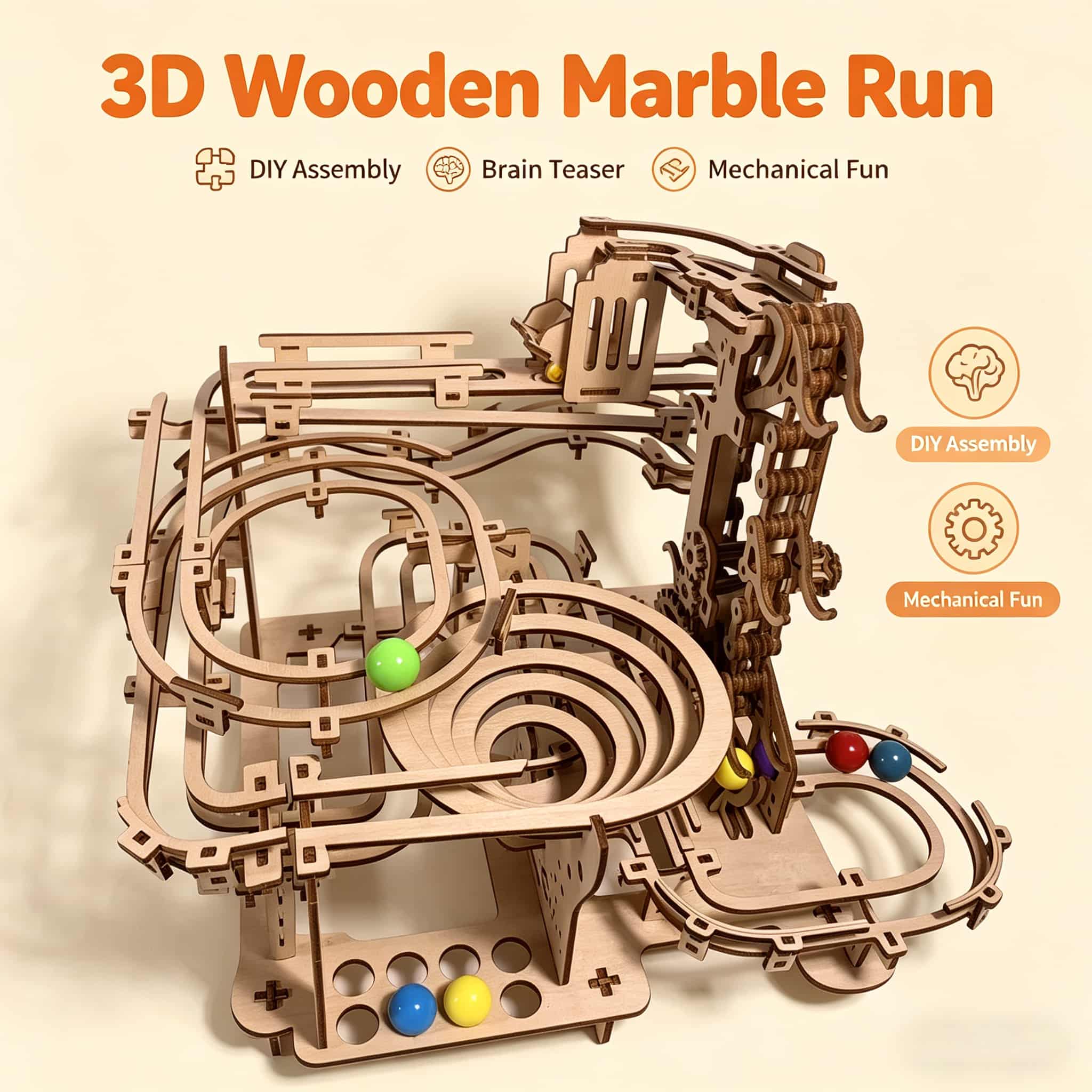 Механический деревянный констр – обзор и цена Running Gear Track