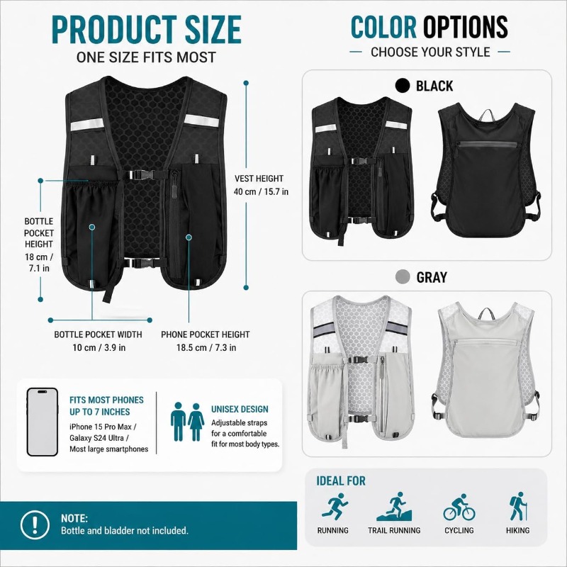 Светоотражающий легкий жилет д – обзор и цена Running Gear For Your Phone