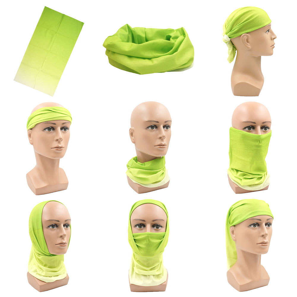 Банданы с зеленым лицом, поход – обзор и цена Running Gear Green