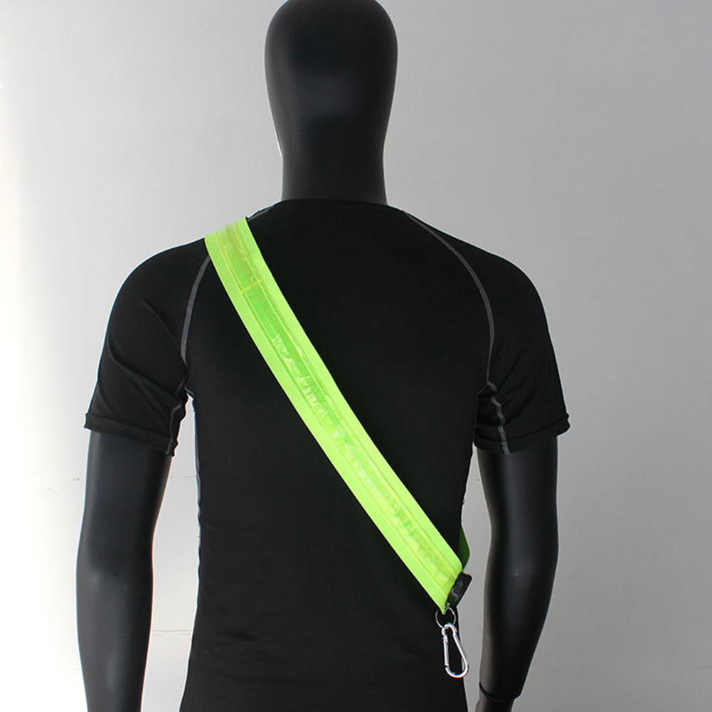 Светящиеся плечевые ремни с пе – обзор и цена Running Gear Green