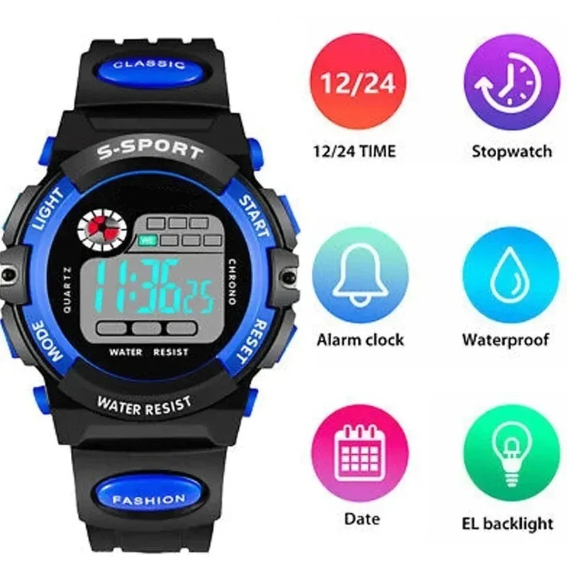 Детские электронные часы для м – обзор и цена Running Gear Water