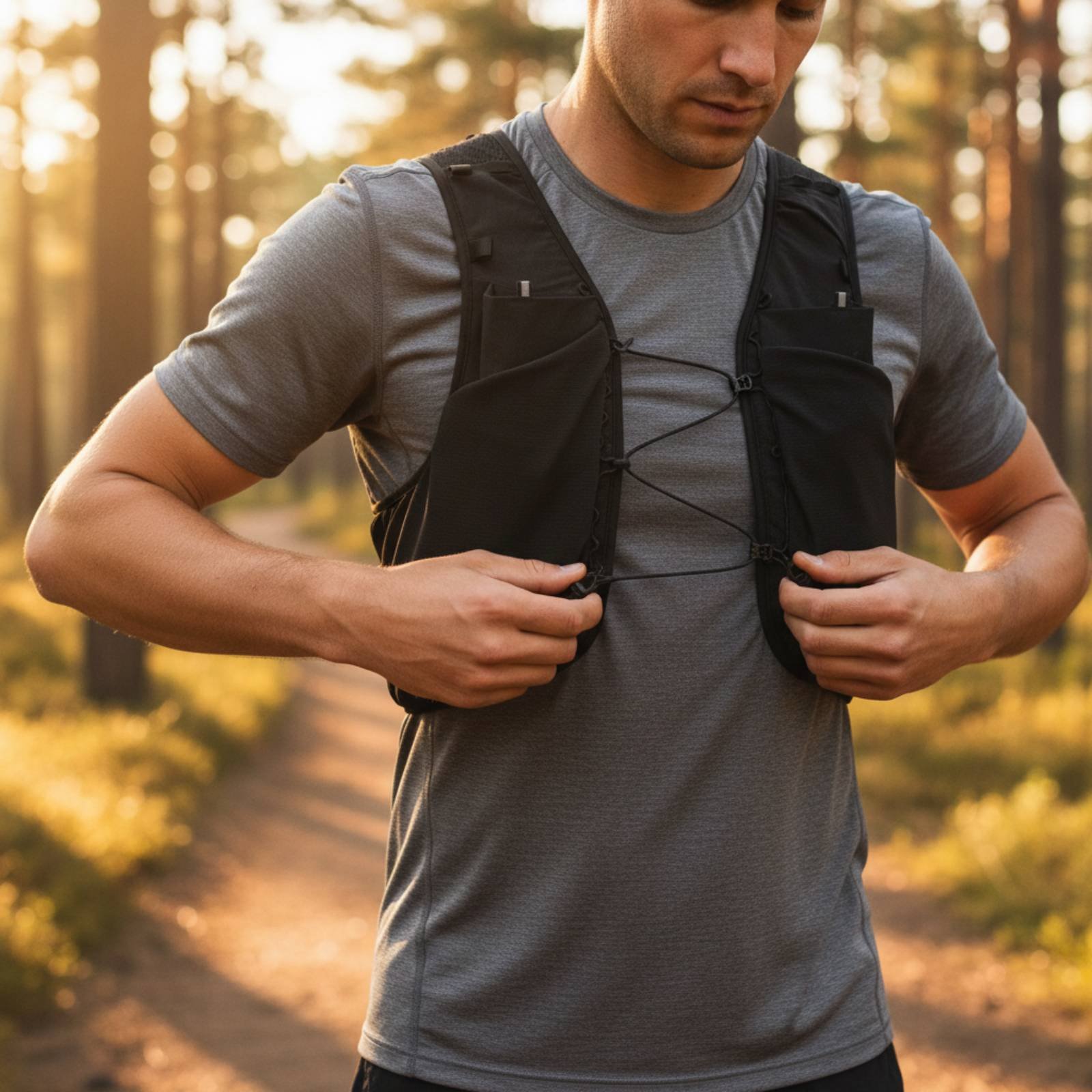 Легкий беговой жилет, портатив – обзор и цена Running Gear Satisfy